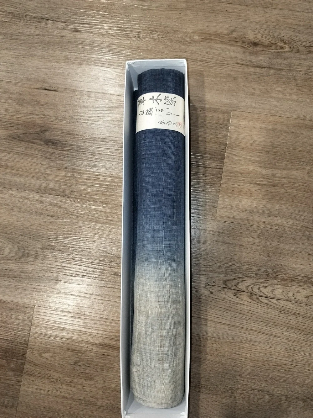 Authentic Kyoto Japanese Indigo Dyed Linen Noren Doorway Curtain W/ Box